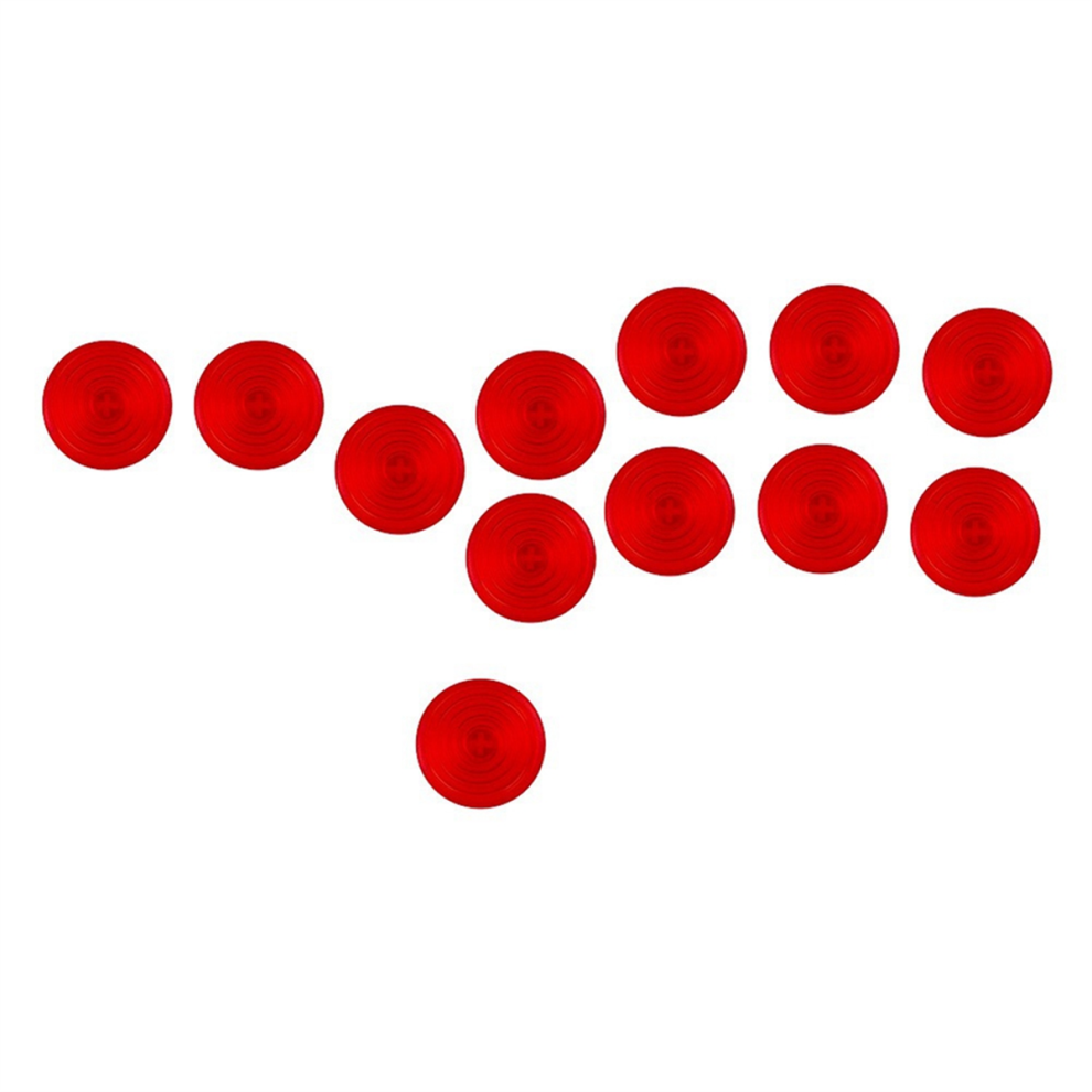12 Pezzi Per Controller Arcade, Pulsanti Meccanici Rossi