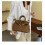 Litchi Pattern Lock Platinum Bag 3