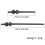 Constant Velocity Driveshift a 3 giunti CVD per cingolati RC 1/10 1