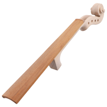 Headstock de braço de violino Unfinished Flames Scroll 4/4 sem verniz DIY