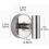 Stainless Steel Suction Cup Hook Waterproof Wall Mount Hooks 3