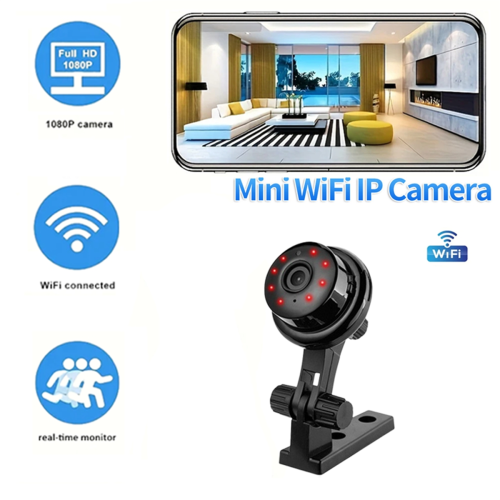1080P HD Mini Wifi Wireless Smart Camera Indoor Security Surveillance 2