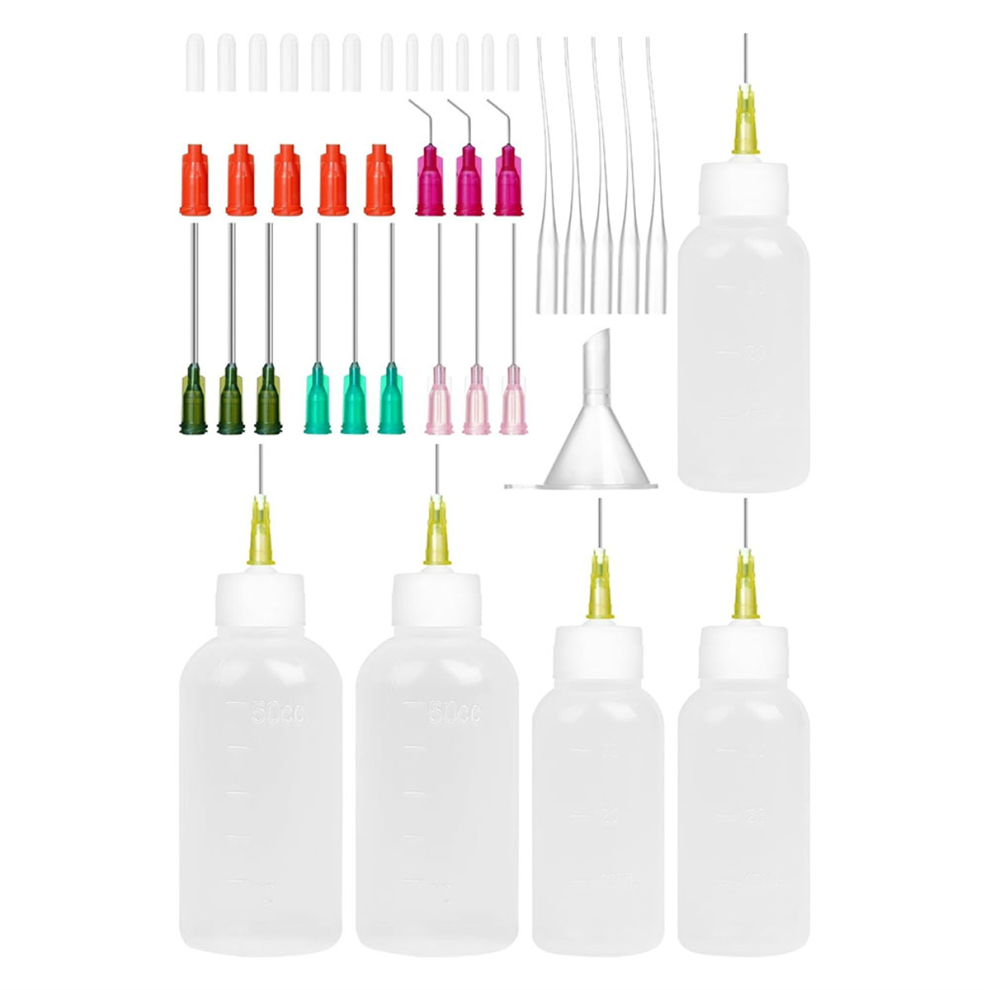 Flacone Con Punta Ad Ago In 2 Misure, Flacone Con Applicatore A Punta Di Precisione