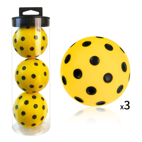 Bolas silenciosas de pickleball, bolas de espuma silenciosas para prática em ambientes internos e externos 1