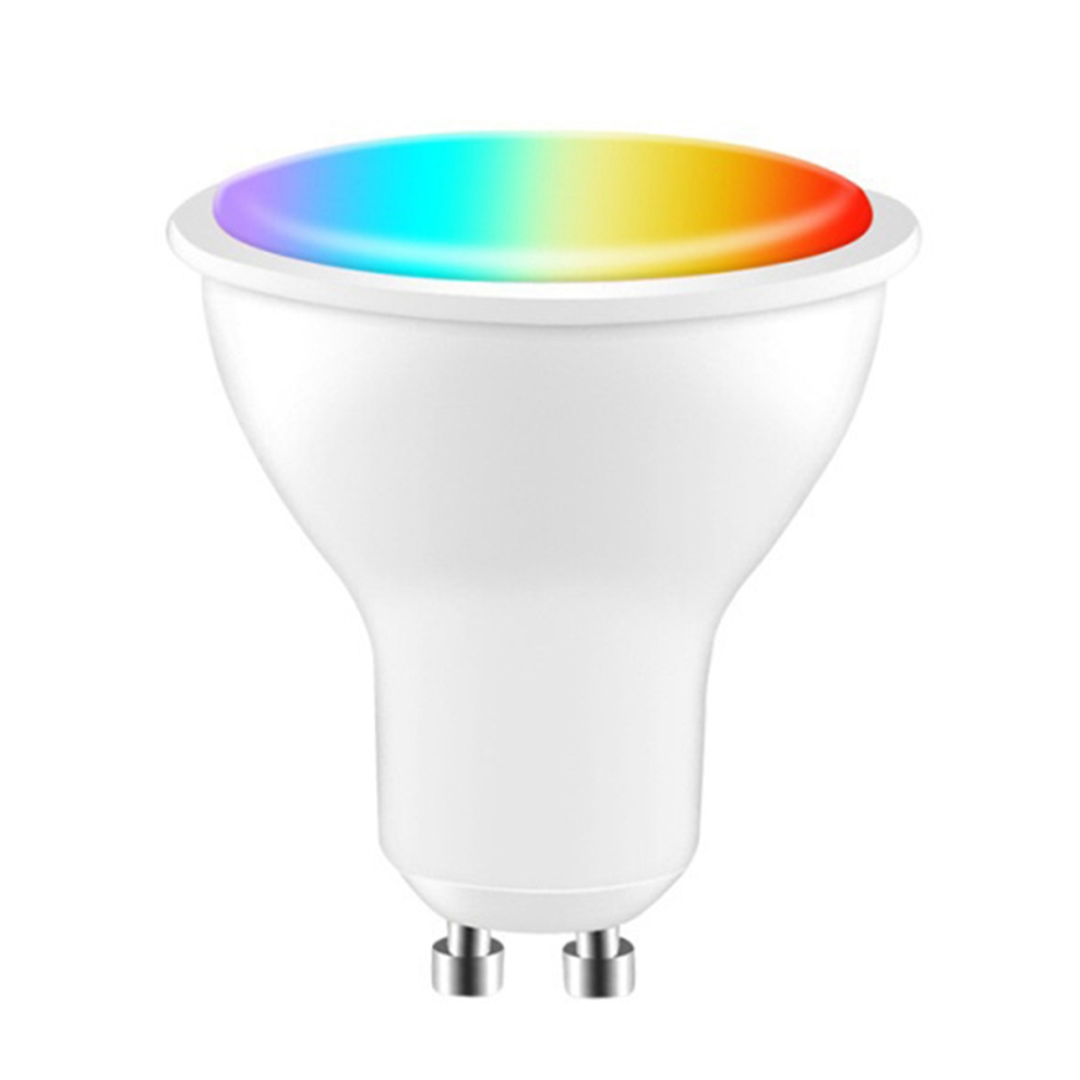 Ampoule LED connectée Tuya GU10 à intensité variable 5 W AC200-240 V, 1 pièce