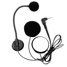 Capacetes de motocicleta Intercomunicador Microfone Headset 32Ω Microfone Cotovelo Plug