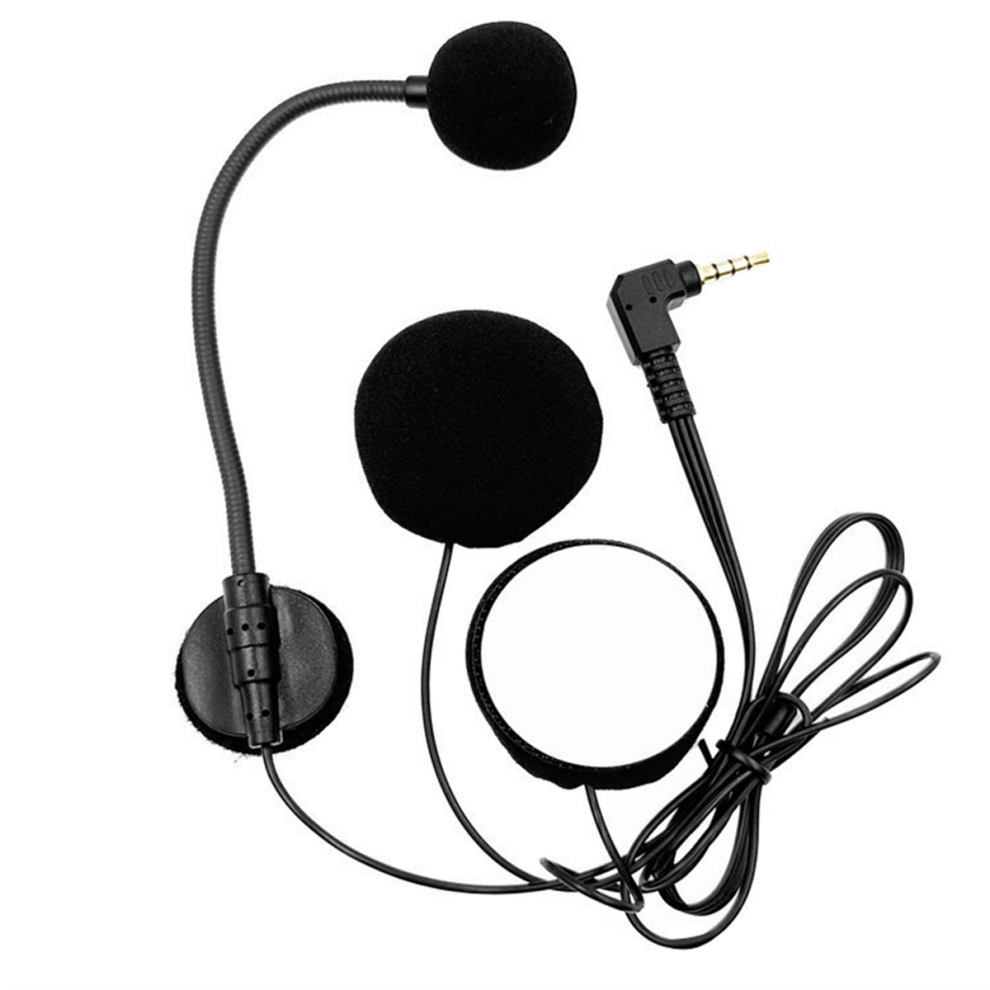 Motorcycle Helmets Intercom Mic Headset 32Î© Microphone Elbow Plug 4853741863313