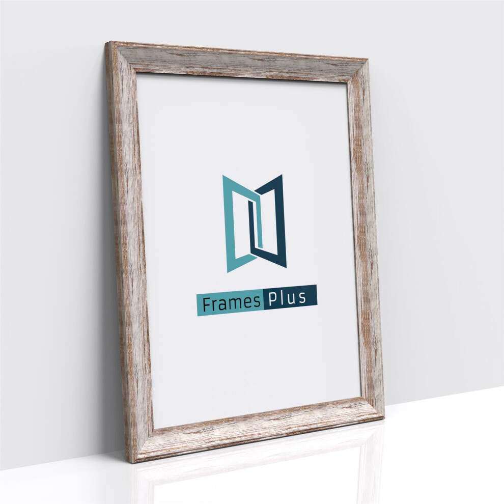 (Walnut Distressed, 14"x11" (35.6 x 27.9cm)) Exmouth Range Walnut Distressed Photo Picture Poster Frames, Large Square Small sizes, Hang or stand in L-image-OPC-PGJSHH9-NEW