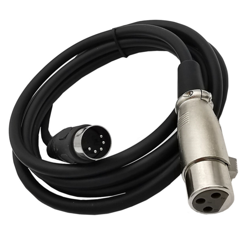Kabel mit MIDI oder XLR DIN 5P Stecker auf XLR Buchse 2