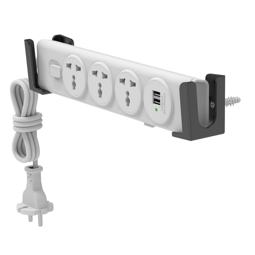 Supporto multipresa a parete per tablet multipresa bianco 2