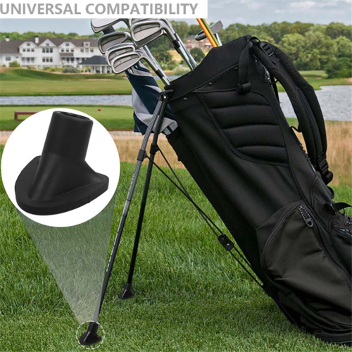 Golf Bag Stand Replacement Feet, 2pcs, Black 2