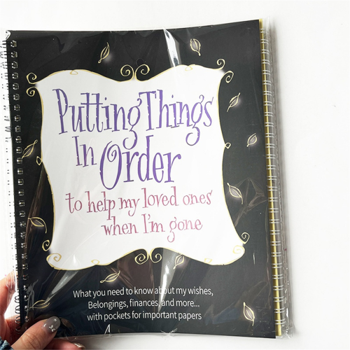 Βιβλίο εργασίας για το End of Life Planner 1pcs, Ένας στοχαστικός οδηγός για οργάνωση 2