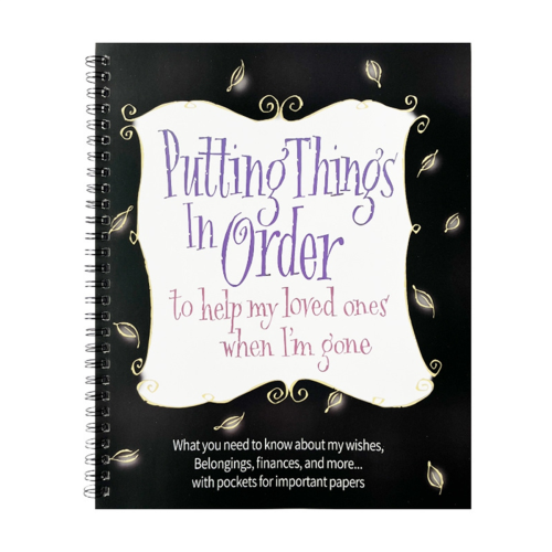 Βιβλίο εργασίας για το End of Life Planner 1pcs, Ένας στοχαστικός οδηγός για οργάνωση