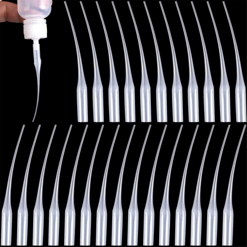300Pcs Glue Tips Συμβατά με CA, πλαστικό προέκτασης ακριβείας 1