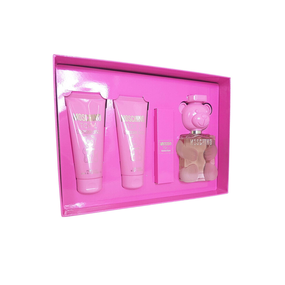 Moschino Toy 2 Bubblegum Femme Eau De Toilette Spray 100Ml + 10Ml Edt Body Lotion 100Ml, S