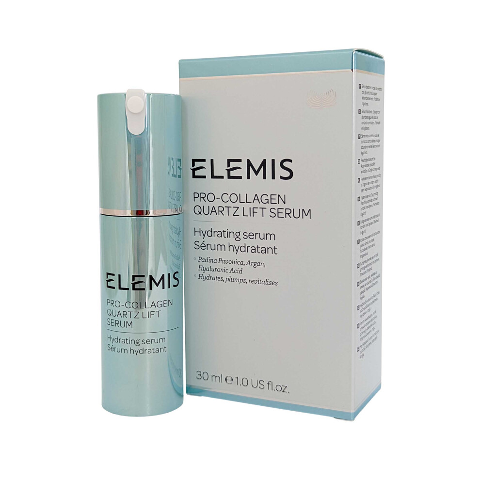 Pro Collagen Elemis Quartz Lift Serum Hydrating 30ml Plump Revitalise