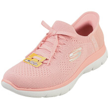 (4) Skechers Slip-ins Summits Vegan Womens Fashion Trainers in Rose