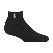(06-Nov, Schwarz) Heat Holders - Heat Holders - Thermosocken Herren Kurz für Winter | Warm Kuschelsocken Socken