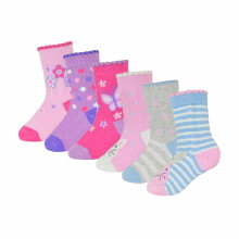 (0-6 Monate, Stil 1) Sock Snob - 10er Pack Baby Socken Antirutsch für Mädchen | Baumwolle Socken mit ABS Noppen