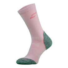 (39-42, Rosa - Grau) Comodo - COMODO - Unisex Bambus Wandersocken | Atmungsaktiv Antibakteriell Sommer Socken