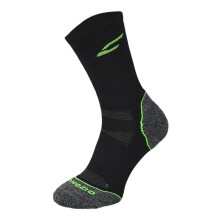 (43-45, Schwarz Grün) Comodo - COMODO - Unisex Bambus Wandersocken | Atmungsaktiv Antibakteriell Sommer Socken