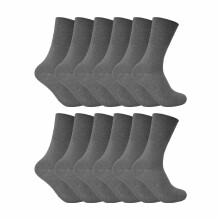 (37-42, Rosa) Sock Snob - 12er Pack Damen Thermo Diabetikersocken Ohne Gummi Extra Weit | Sock Snob