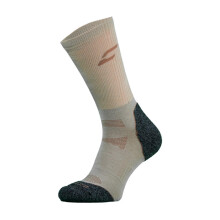 (39-42, Beige - Grau) Comodo - COMODO - Unisex Bambus Wandersocken | Atmungsaktiv Antibakteriell Sommer Socken