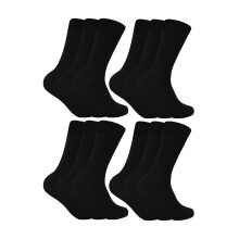 (39-45, Schwarz) Sock Snob - Sock Snob - 12er Pack Herren Stiefelsocken Wolle | Outdoor Wandernsocken