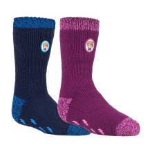 (9-12 K, HP-Mix) Heat Holders - Heat Holders - 2er Pack Harry Potter Socken Kinder Antirutsch Thermo ABS Socken