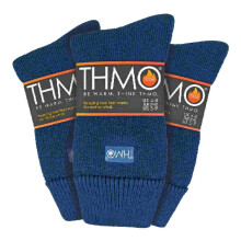 (04-Aug, Marine) THMO - THMO - 3er Pack Damen Winter Extra Warm Thermosocken für Extrem kalt
