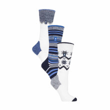 (04-Aug, Mischen Sie 2) Heat Holders - Heat Holders - 3er Pack Winter Skisocken Damen | Warm Gepolstert Kniestrümpfe