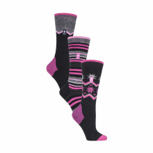 (04-Aug, Mischen Sie 1) Heat Holders - Heat Holders - 3er Pack Winter Skisocken Damen | Warm Gepolstert Kniestrümpfe