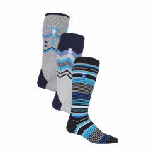 (06-Nov, Mischen Sie 1) Heat Holders - Heat Holders - 3er Pack Herren Thermo Skisocken Winter | Snowboard Kniestrümpfe