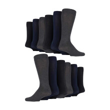 (39-45, BNG) Sock Snob - 12er Pack Herren Baumwolle Socken Striefen | Gestreifte Socken Bunt | Sock Snob