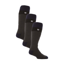 (39-45, Grau schwarz) Heat Holders - Heat Holders - Herren Thermo Skisocken | Hochwertige Lange Socken Gestreifte