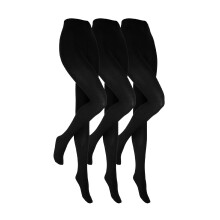 (L, Schwarz) Heat Holders - Heat Holders - 3er Pack Damen Strumpfhose Gefüttert | Thermo Strumpfhose Winter