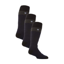 (39-45, Marineblau / Schwarz) Heat Holders - Heat Holders - Herren Thermo Skisocken | Hochwertige Lange Socken Gestreifte