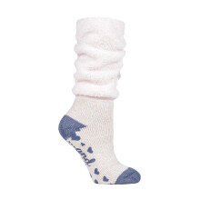 (04-Aug, Lila (Slouch)) Heat Holders - Heat Holders - Weich Thermo Bettsocken Rutschfeste Flauschige Hausschuhe Socken