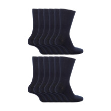 (3-6 Jahre, Blau) Sock Snob - Sock Snob - 12er Pack Kinder Socken Einfarbig | Baumwolle Socken für Schule
