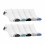 Farah (6-11, White) Farah - 10 Pack Mens Breathable Bamboo Plain Trainer Socks 1