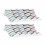Farah (6-11, White Stripe) Farah - 10 Pack Mens Breathable Bamboo Plain Trainer Socks 1