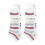 Farah (6-11, White Stripe) Farah - 10 Pack Mens Breathable Bamboo Plain Trainer Socks 2