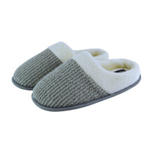 (5, Grau) Slipper Snob - Slipper Snob - Damen Pantoffeln mit Plüsch Fell | Memory Foam Hausschuhe Winter