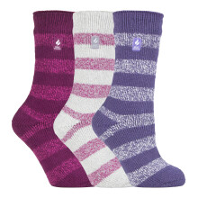 (04-Aug, Toskana) Heat Holders - Heat Holders - 3er Pack Thermosocken Damen | Warme Isolierte Socken für Winter