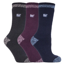(04-Aug, Einfaches H&T) Heat Holders - Heat Holders - 3er Pack Thermosocken Damen | Warme Isolierte Socken für Winter