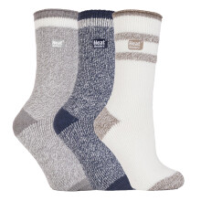(04-Aug, Twist H&T) Heat Holders - Heat Holders - 3er Pack Thermosocken Damen | Warme Isolierte Socken für Winter