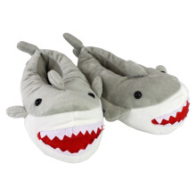 (XL, Hai) Sock Snob - Kinder 3D Hai Hausschuhe Plüsch | Neuheit Flauschige Pantoffel | Tolles Geschenk