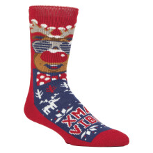 (39-45, Jazziger Rudolph) Heat Holders - Herren Weihnachtssocken | Lustig & Bunt | Thermosocken | Heat Holders Lite