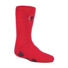 (12-3 UK, Spiderman) Heat Holders - Childrens Character Themed Non Slip 2.3 Tog Thermal Slipper Socks