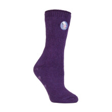Heat Holders - Heat Holders Damen Dicke Rutschfeste Kuschelige Socken Thermo Hausschuhe Socken
